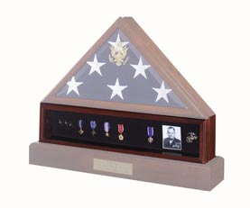 Medal Display Case (Cherry) - Click Image to Close